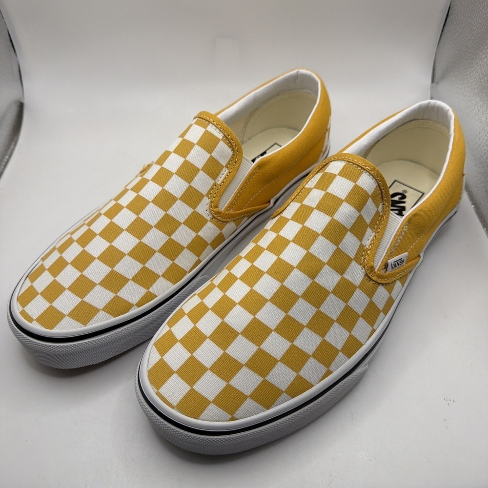 VANS Men's CLASSIC SLIP-ON Theory CHECKERBOARD Color Size 10. New